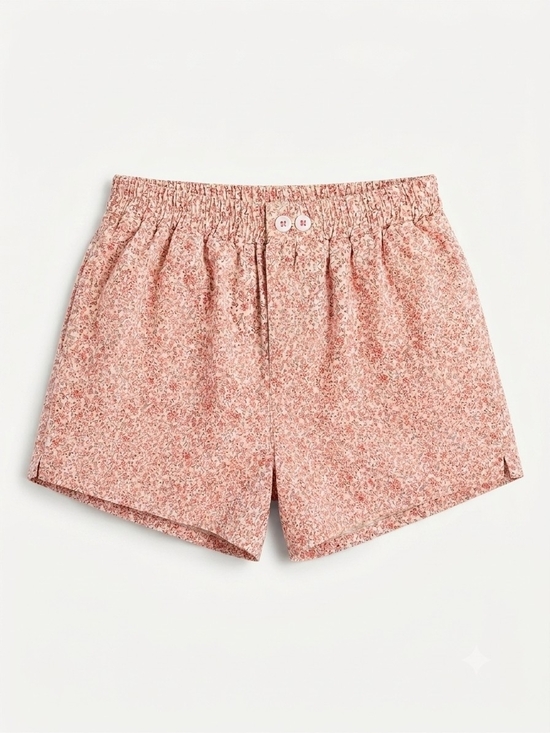 Free People Pants - Free People Intimately "Cloud Nine" Boxer Shorts - Petal Combo Floral (S)
​